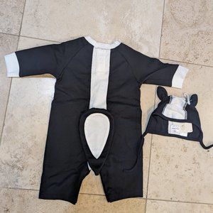 Hanna Andersson Halloween Skunk 60cm 3-6mo NWT